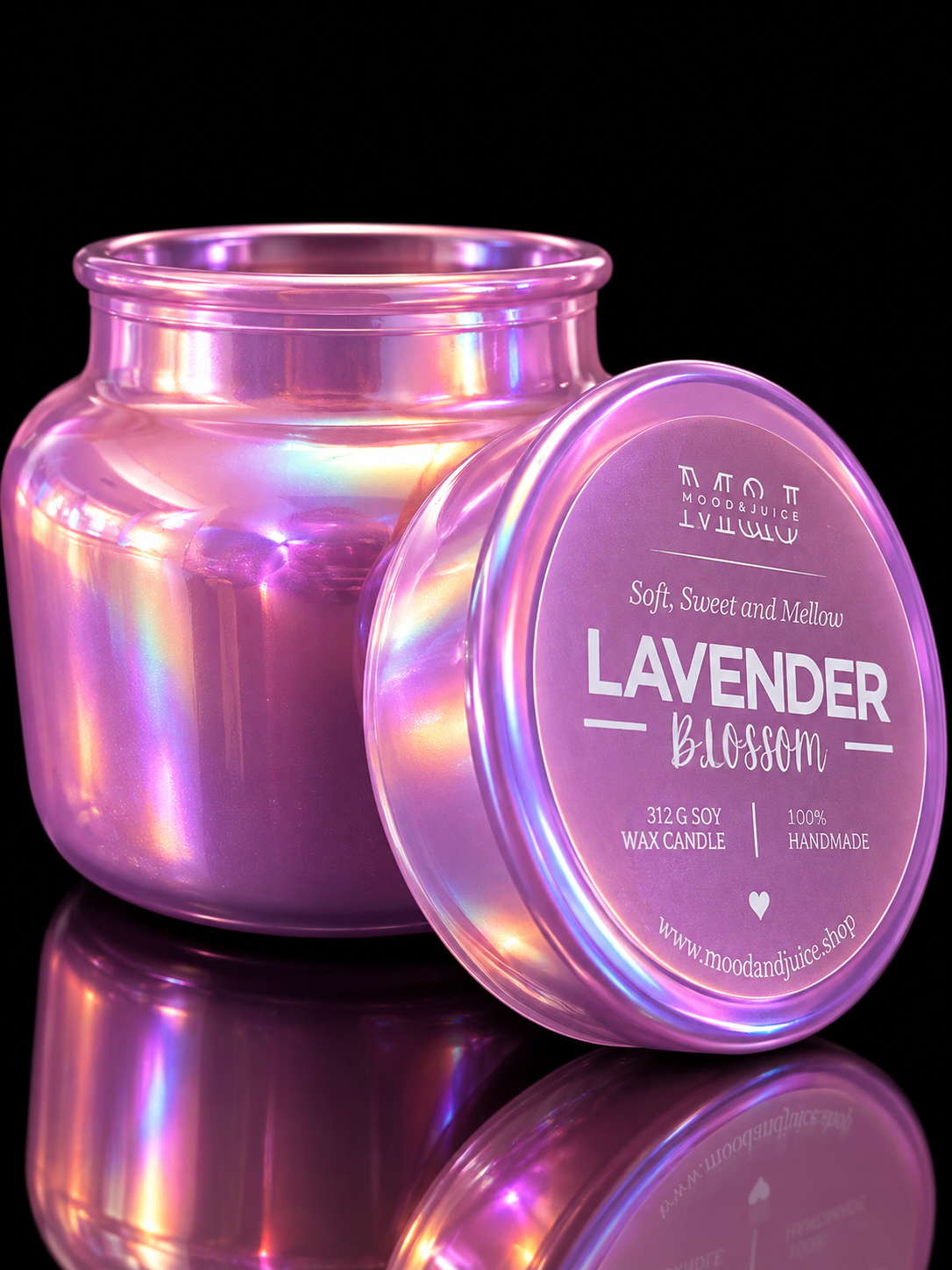 PREORDER Lavender Blossom 11.5 oz. filled soy wax candle
