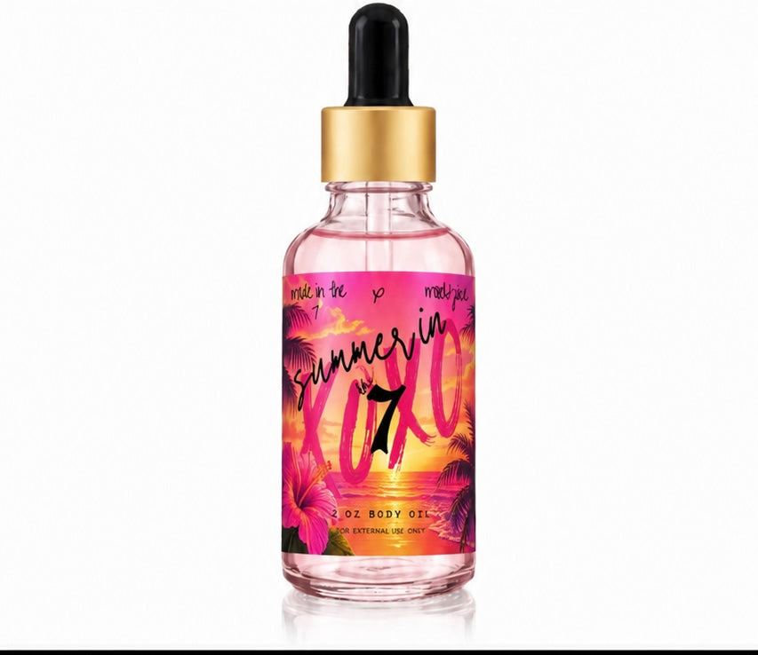 PRE-ORDER - Summer In The 7 2 oz. body oil (feminine)